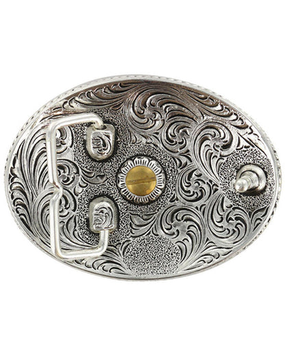 Men's Oval Texas Belt Buckle Multi