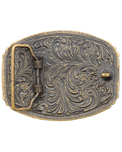 Men's Skull Belt Buckle Silver