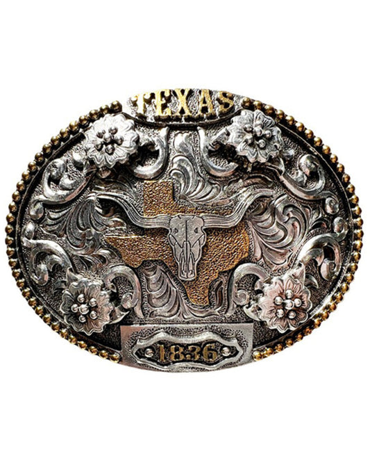 Men's Texas 1836 Long Horn Buckle Multi