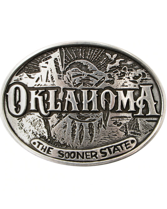 Oklahoma Heritage Oval Buckle No Color