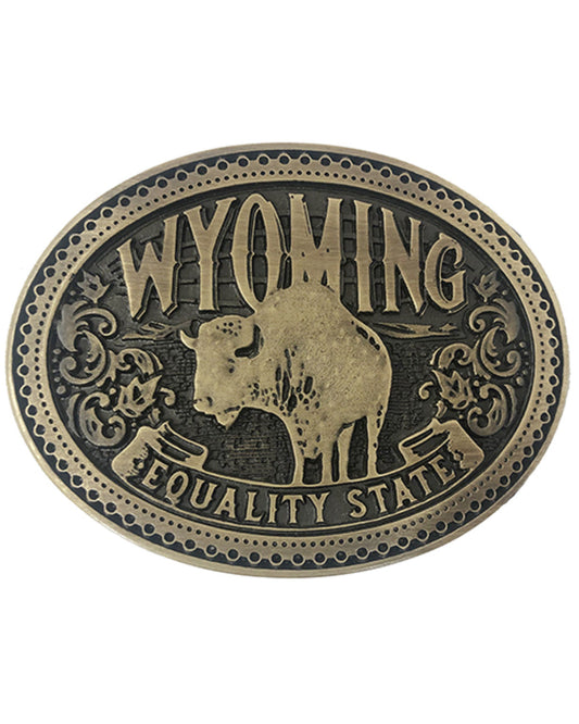 Men's Wyoming Heritage Buckle Bronze