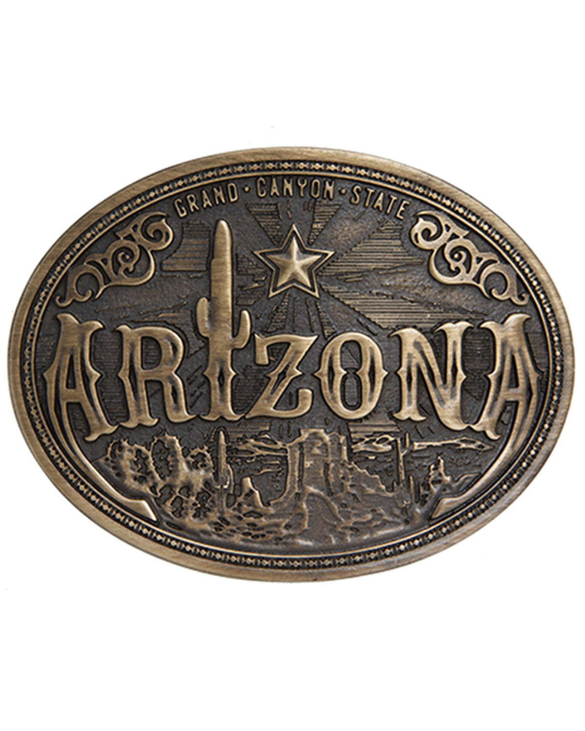 Arizona American Heritage Buckle Bronze