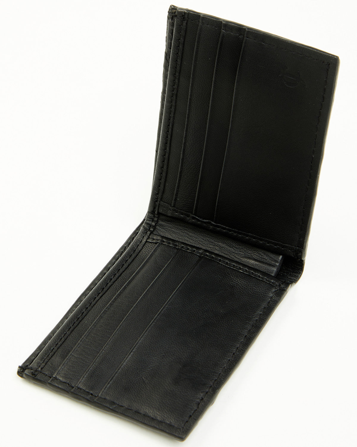 Men's Exotic Stingray Bifold Wallet Black