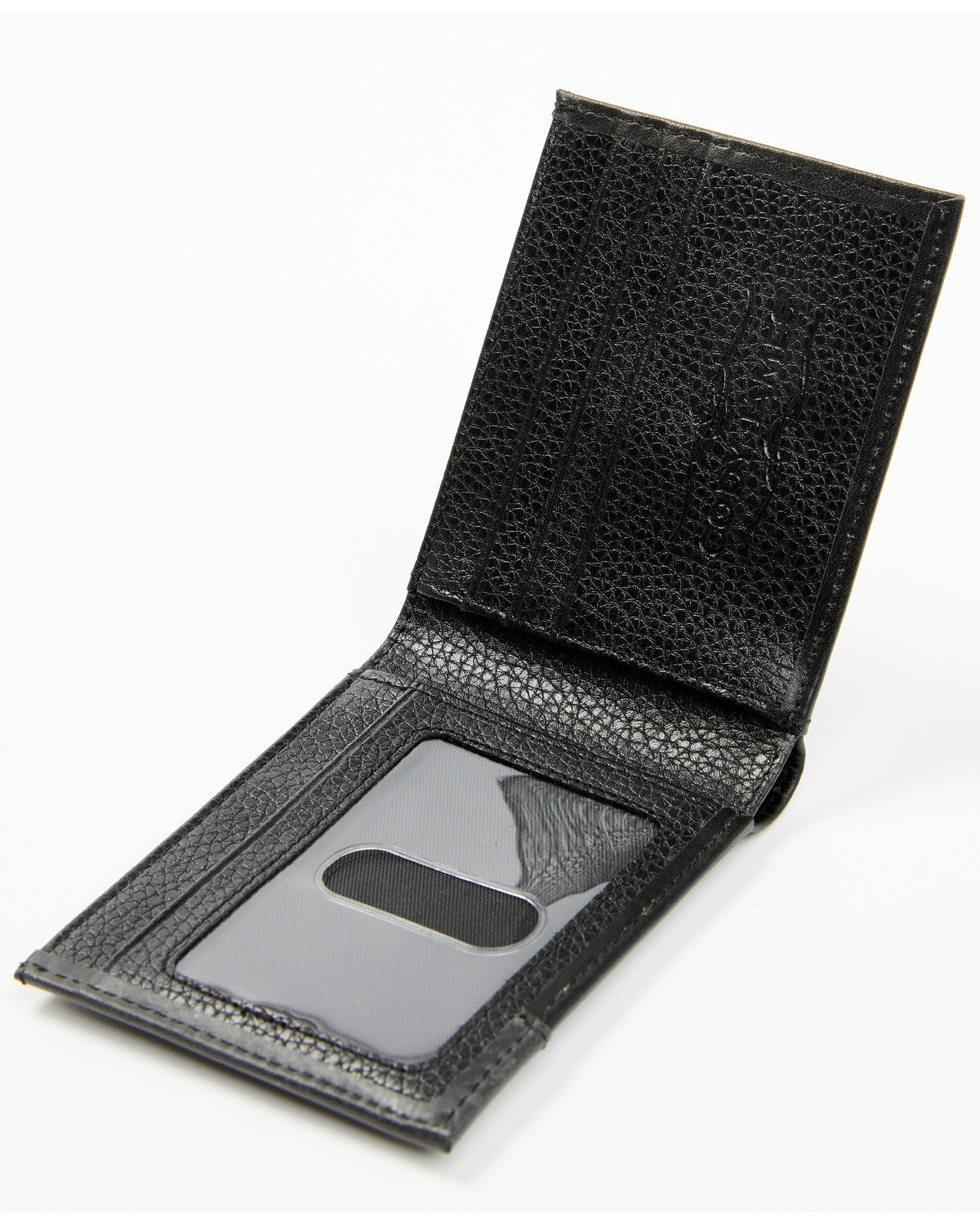 Men's Dwight Basketweave Tooled Bifold Wallet Black