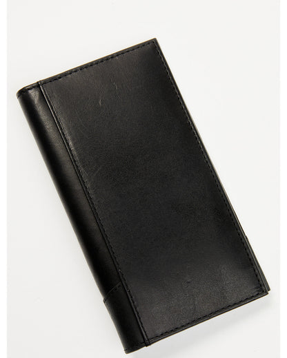 Men's Dwight Basketweave Tooled Rodeo Wallet Black