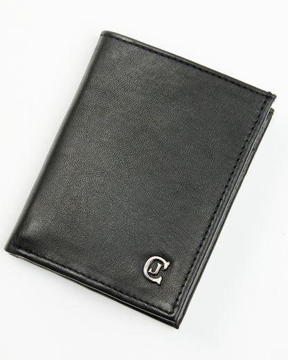 Black 1978™ Men's Chapman Smooth Leather Bifold Wallet Black