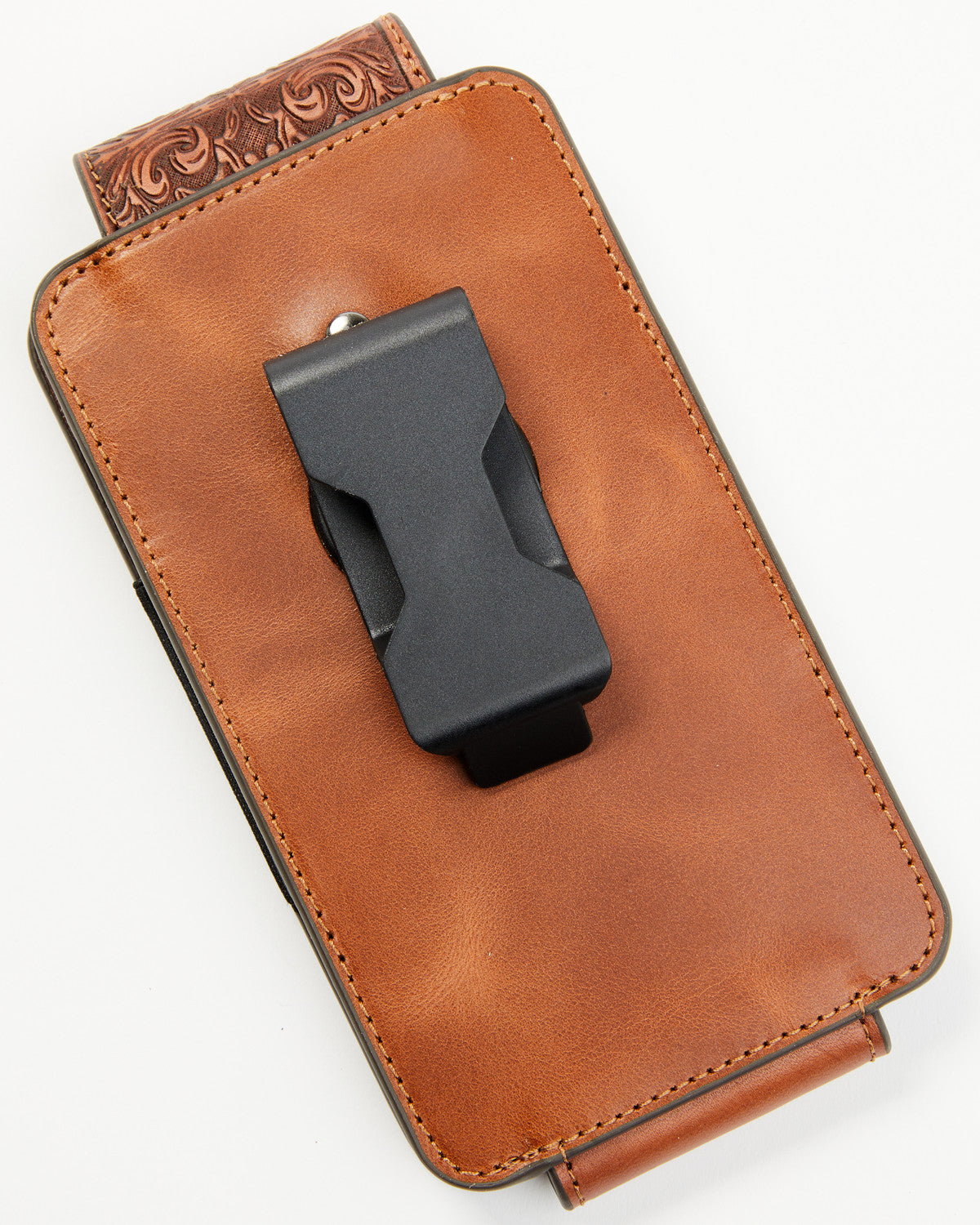 Men's Grady Faux Ostrich Cellphone Case Brown