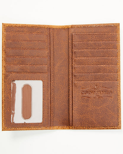 Men's Briggs Leather Rodeo Wallet Brown