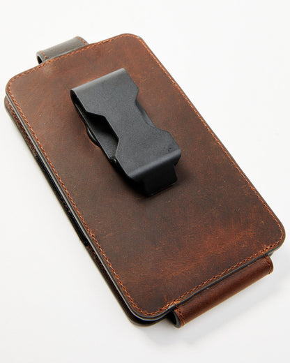 Men's Cell Phone Wallet Brown