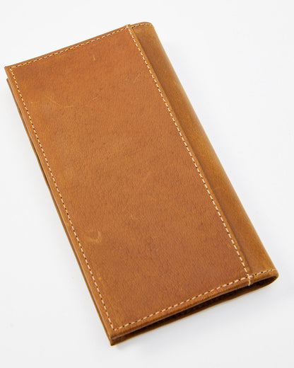 Men's Crocodile Embossed Rodeo Wallet Brown