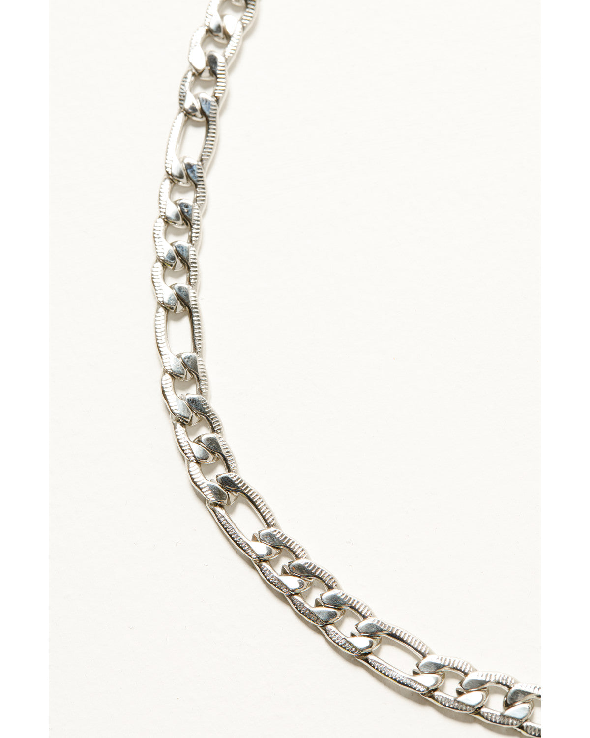 Men's Stainless Link Necklace Silver