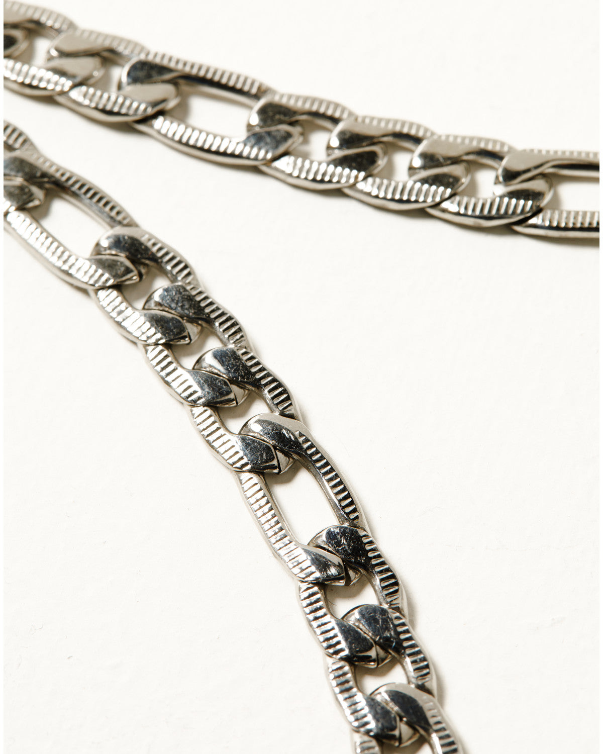 Men's Stainless Link Bracelet Silver