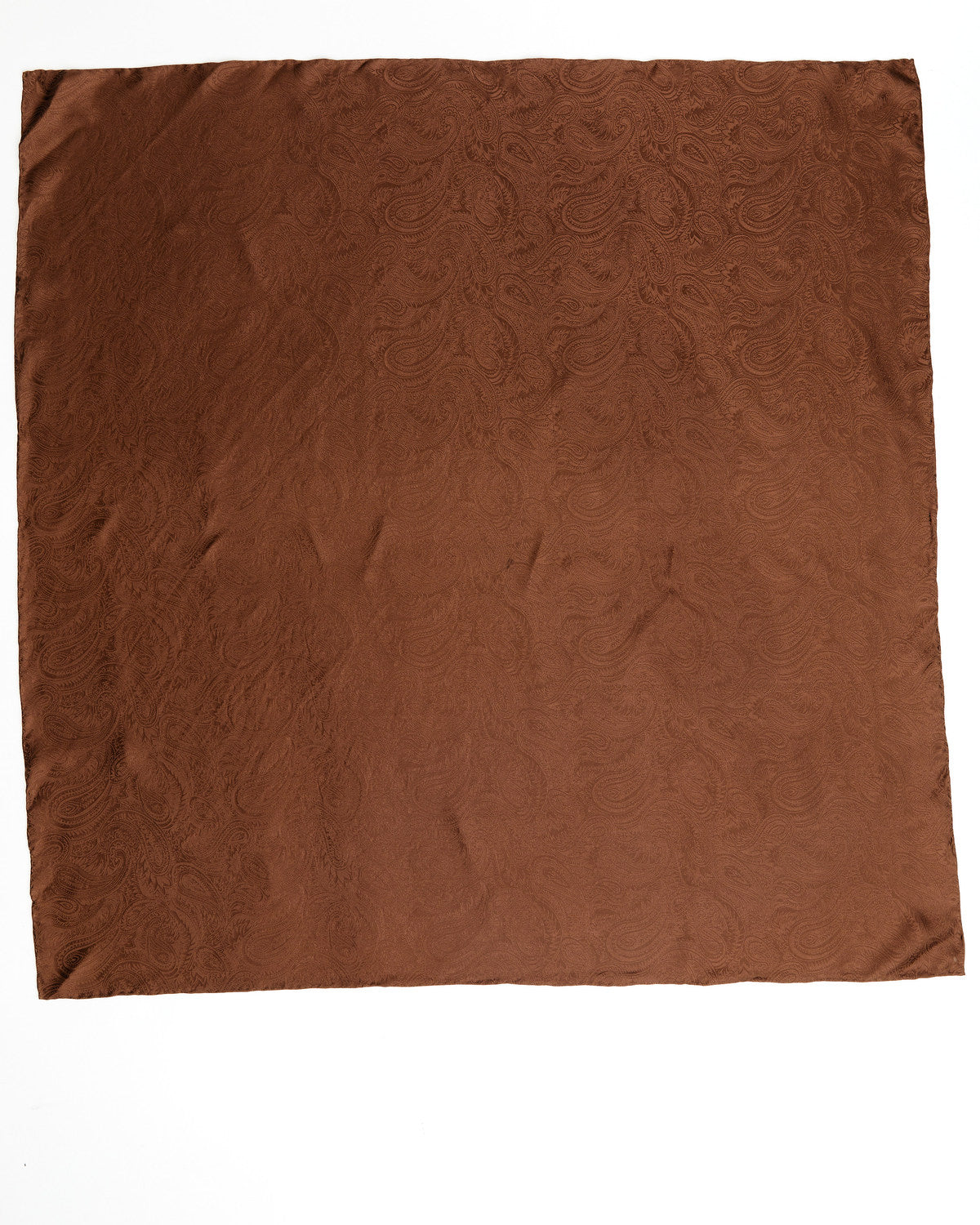 Men's Silk Wild Rag Scarf Brown