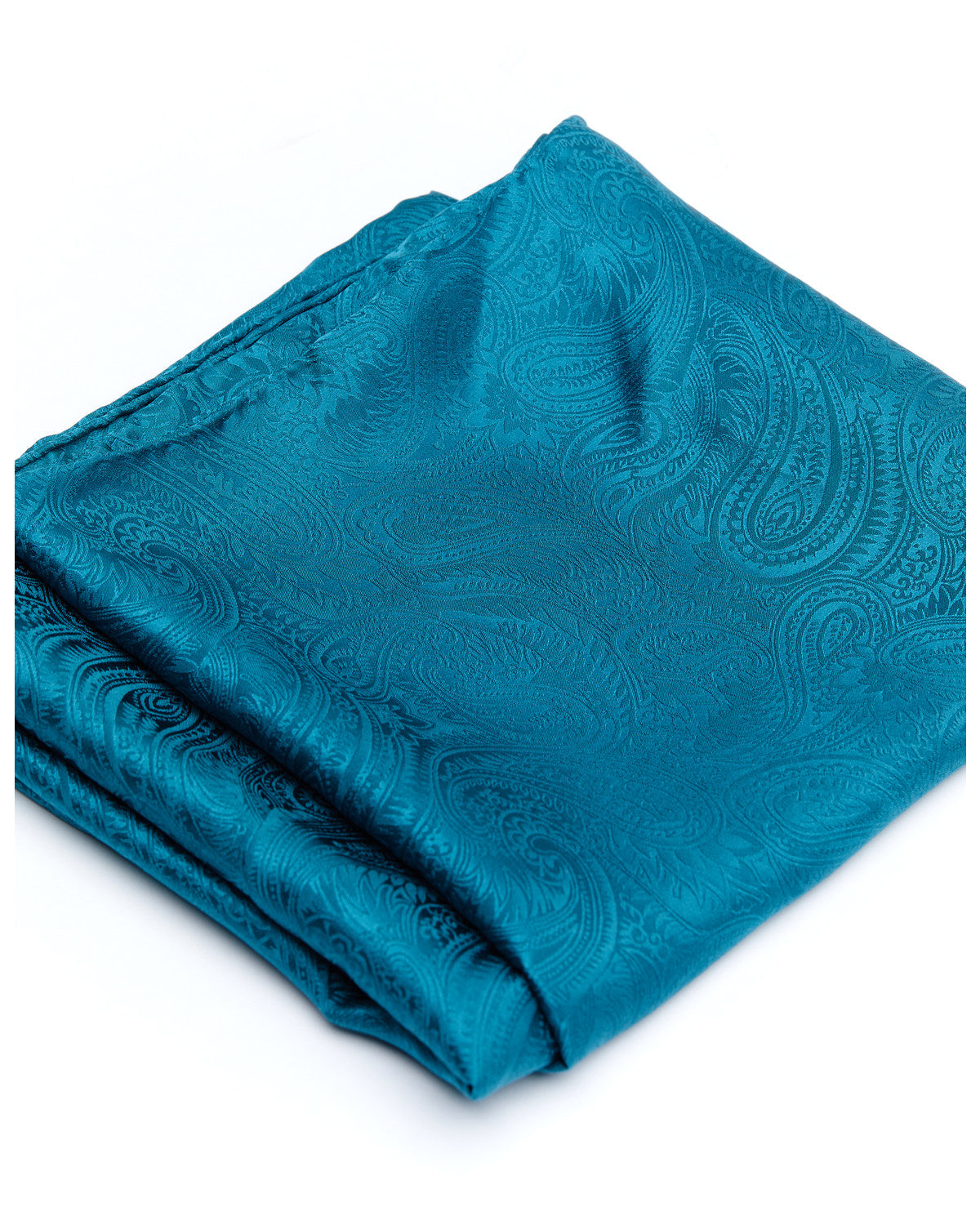 Men's Silk Jaquard Turquoise Scarf Turquoise