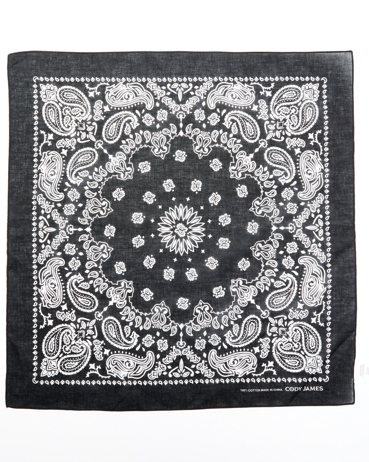 Men's Black Bandana Black