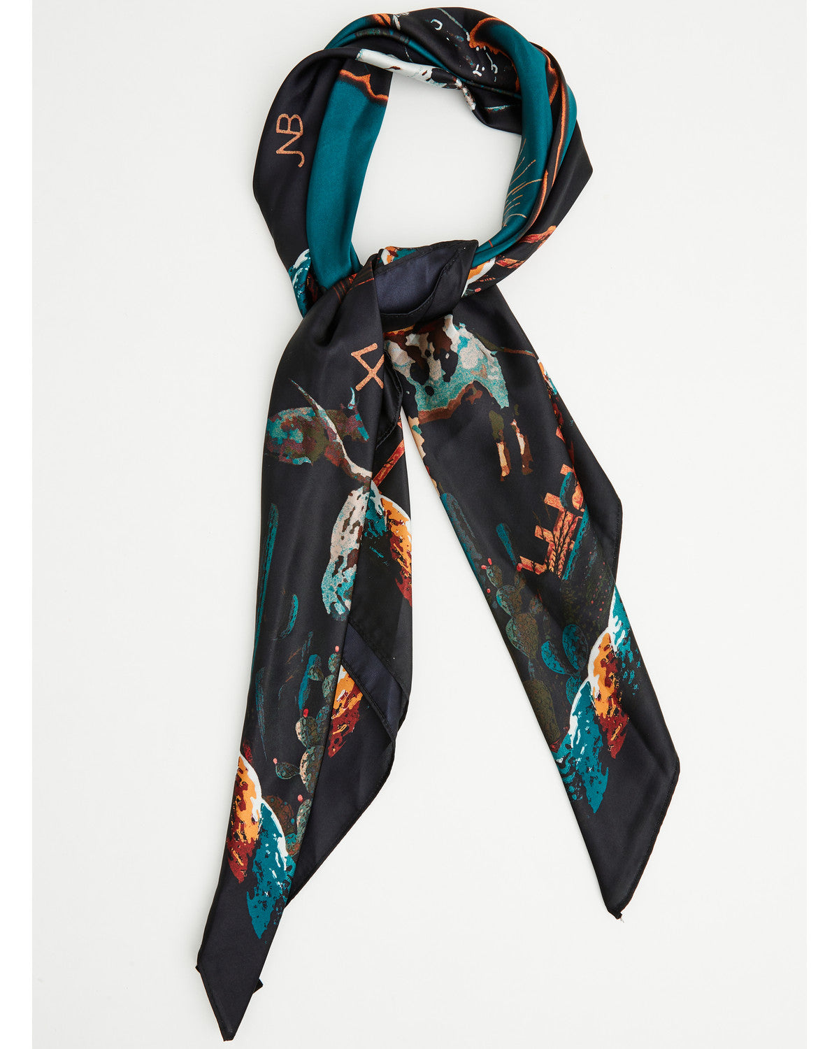Men's Arlow Printed Wild Rag Turquoise