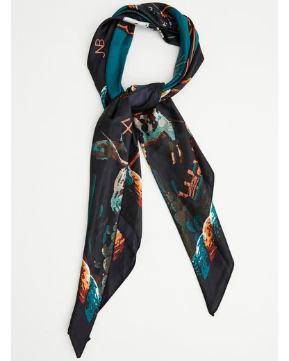 Men's Arlow Printed Wild Rag Turquoise