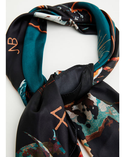 Men's Arlow Printed Wild Rag Turquoise