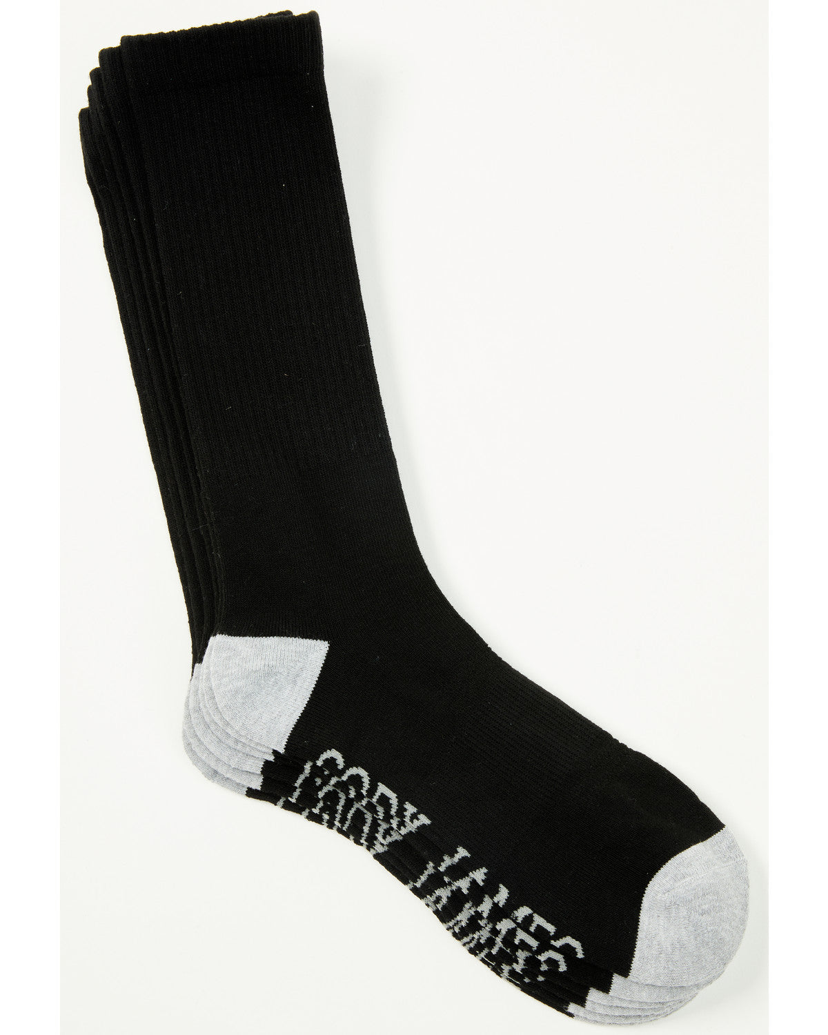 Men's Crew Socks - 3 Pack Black