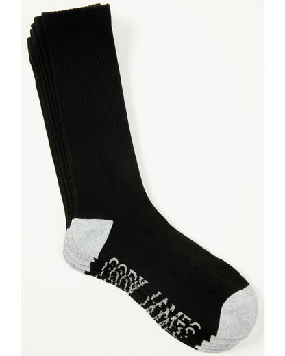 Men's Crew Socks - 3 Pack Black