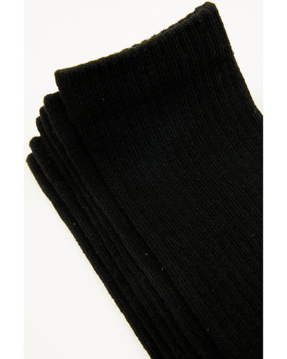 Men's Over The Calf Socks - 3 Pack Black
