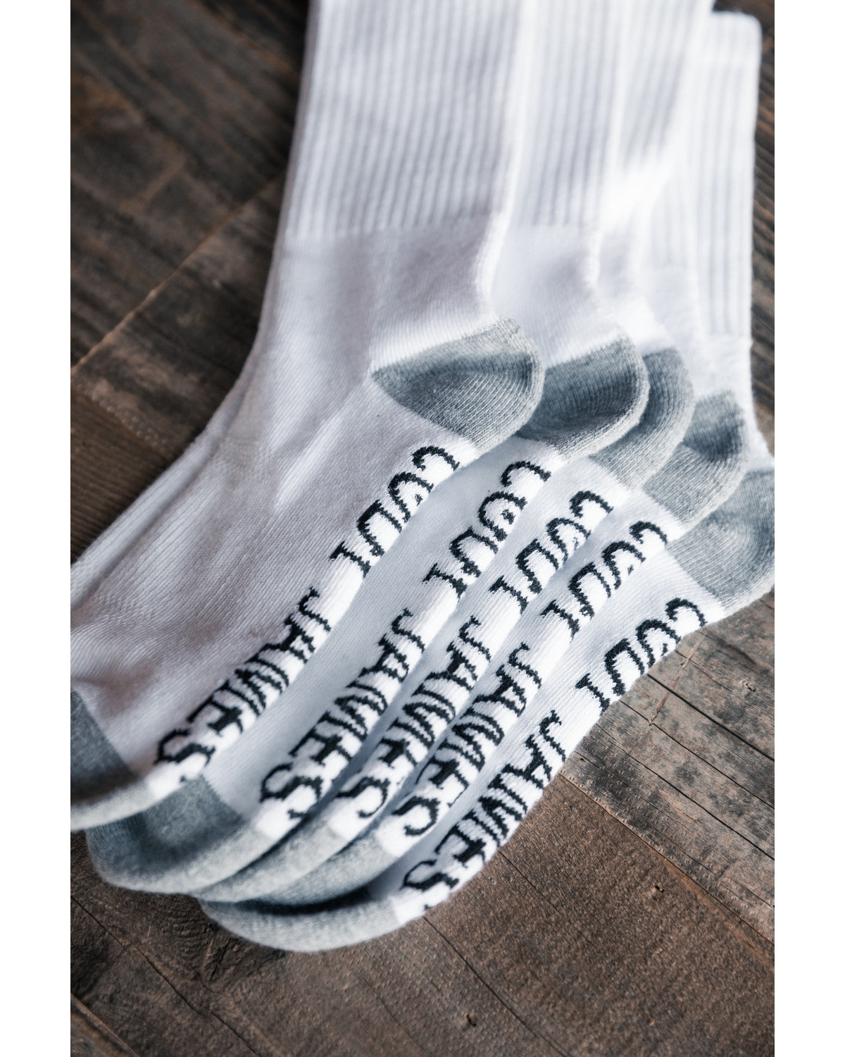 Men's Crew Socks - 3 Pack White