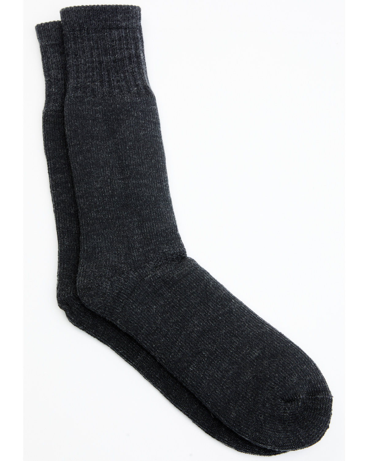 Men's Dark Gray Wool Boot Sock Dark Grey