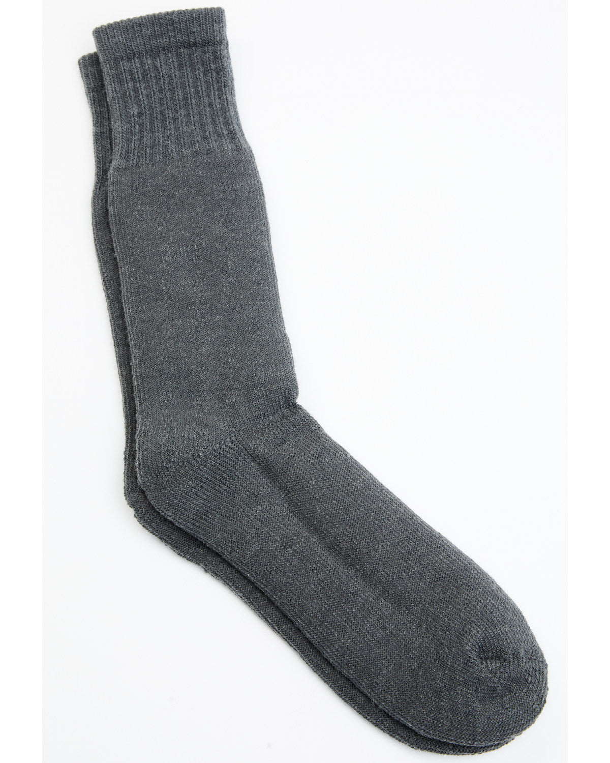 Men's Gray Wool Boot Sock Light Grey