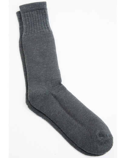 Men's Gray Wool Boot Sock Light Grey