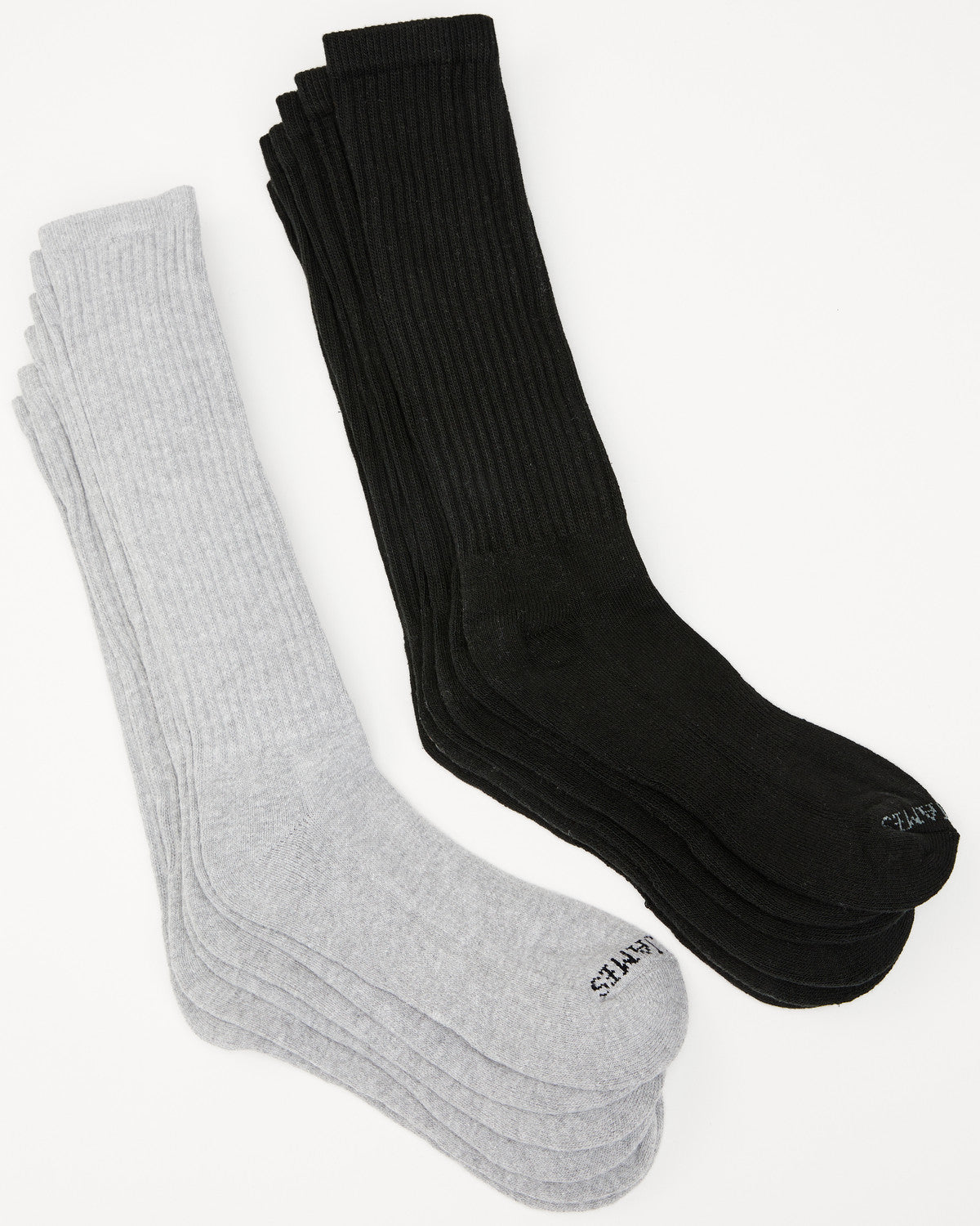 Men's Cushioned Boot Socks - 6 Pack Multi