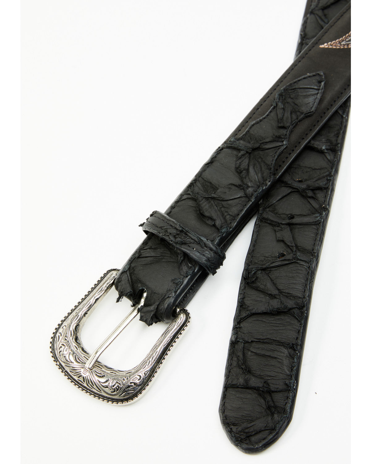 Men's Exotic Pirarucu Billet Belt Black