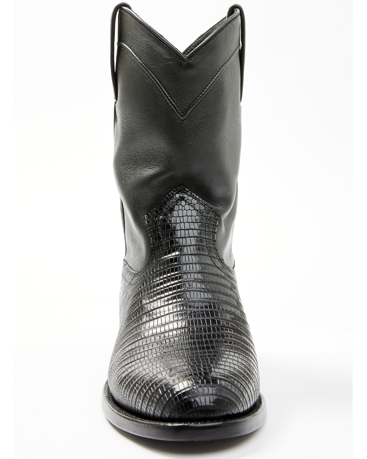 Black 1978® Men's Carmen Exotic Teju Lizard Roper Boots - R Black