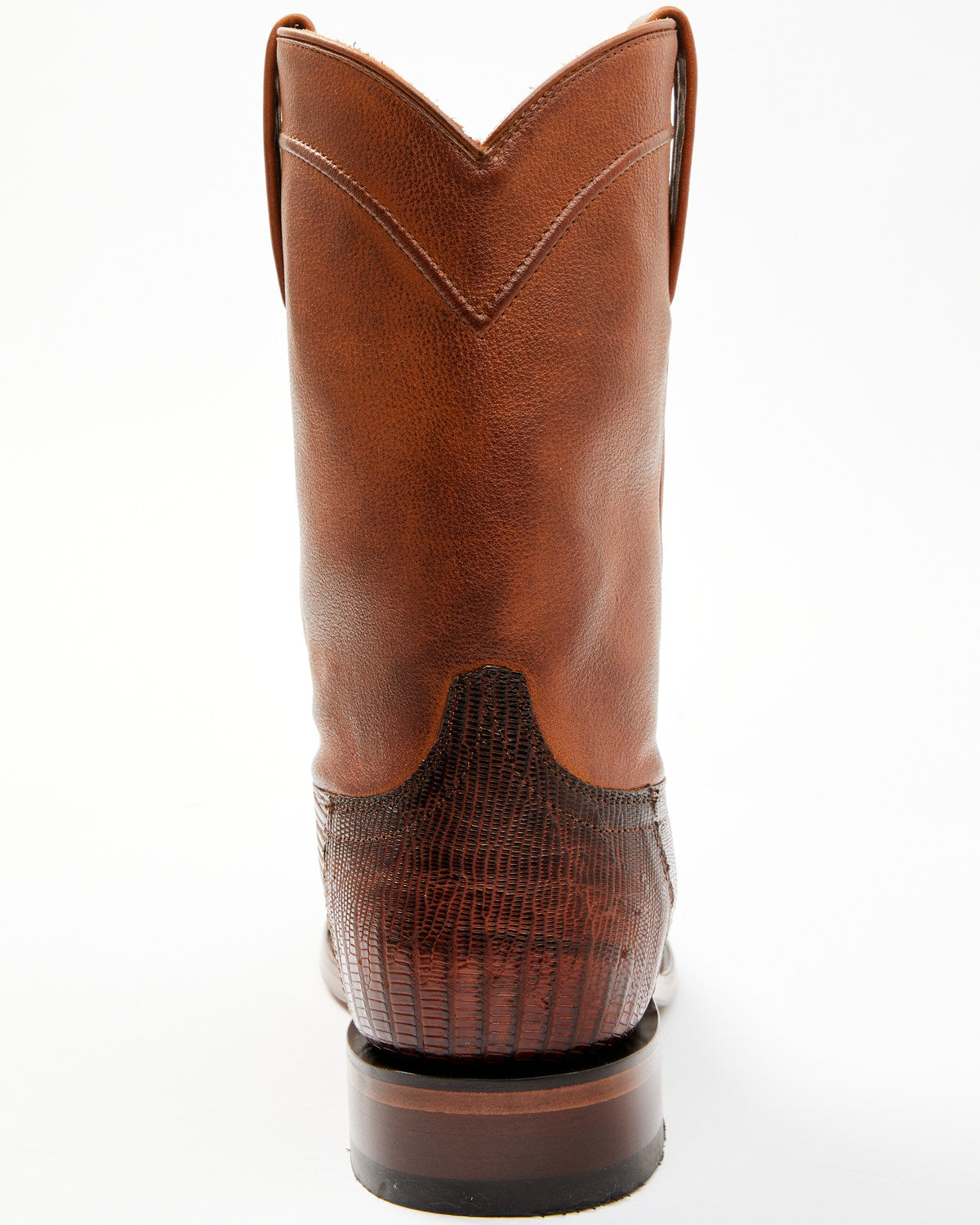 Black 1978® Men's Carmen Exotic Teju Lizard Roper Boots - R Cognac