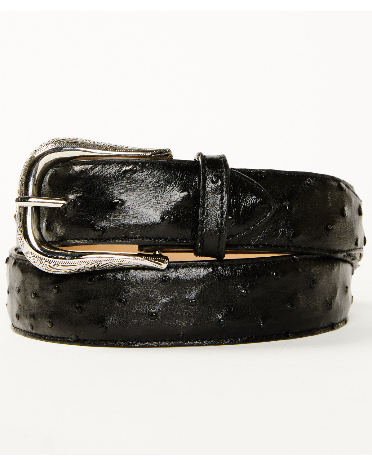 Black 1978™ Men's Dawson Exotic Full Quill Ostrich Leather Black