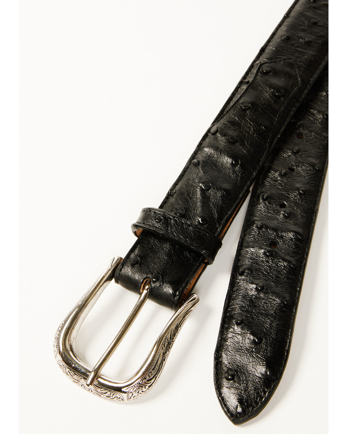 Black 1978™ Men's Dawson Exotic Full Quill Ostrich Leather Black