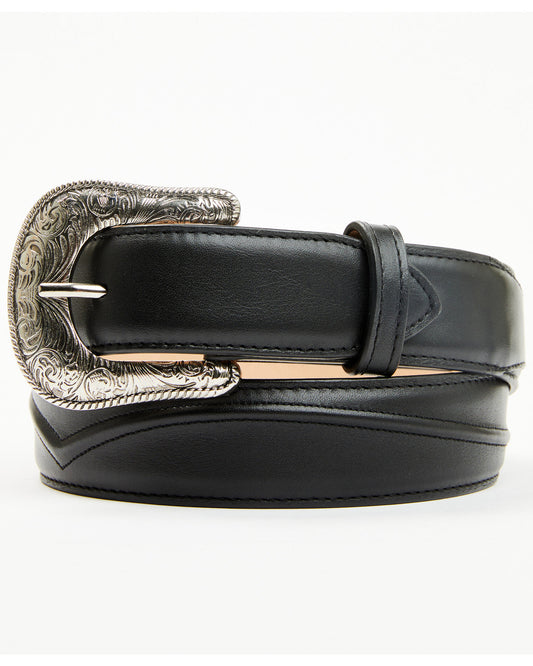 Black 1978™ Men's Smooth Leather Belt Black