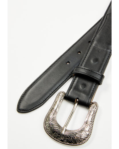 Black 1978™ Men's Smooth Leather Belt Black