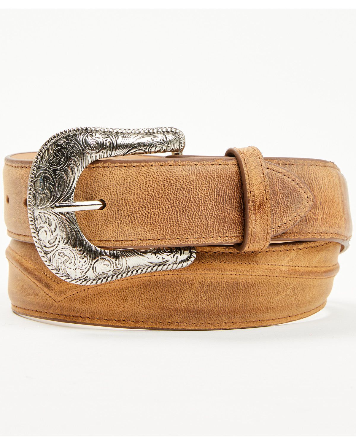 Black 1978™ Men's Smooth Leather Belt Distressed Brown