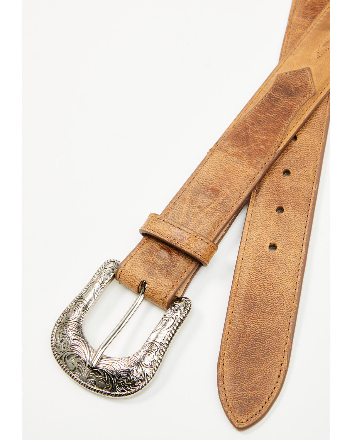 Black 1978™ Men's Smooth Leather Belt Distressed Brown