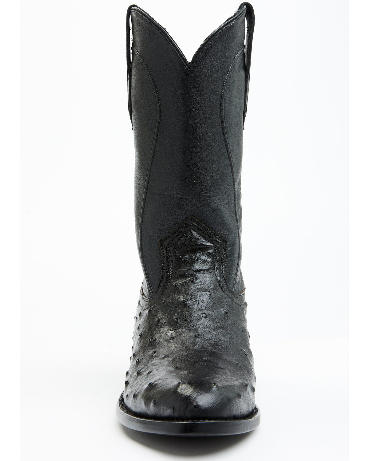 Black 1978® Men's Chapman Exotic Full-Quill Ostrich Western Black