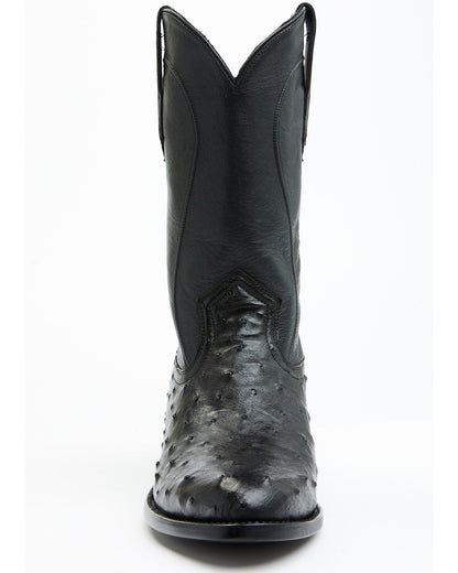 Black 1978® Men's Chapman Exotic Full-Quill Ostrich Western Black