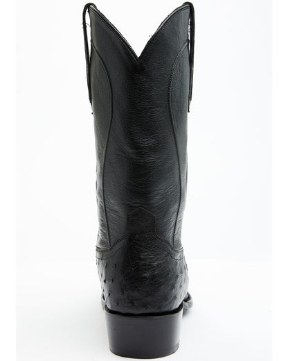 Black 1978® Men's Chapman Exotic Full-Quill Ostrich Western Black