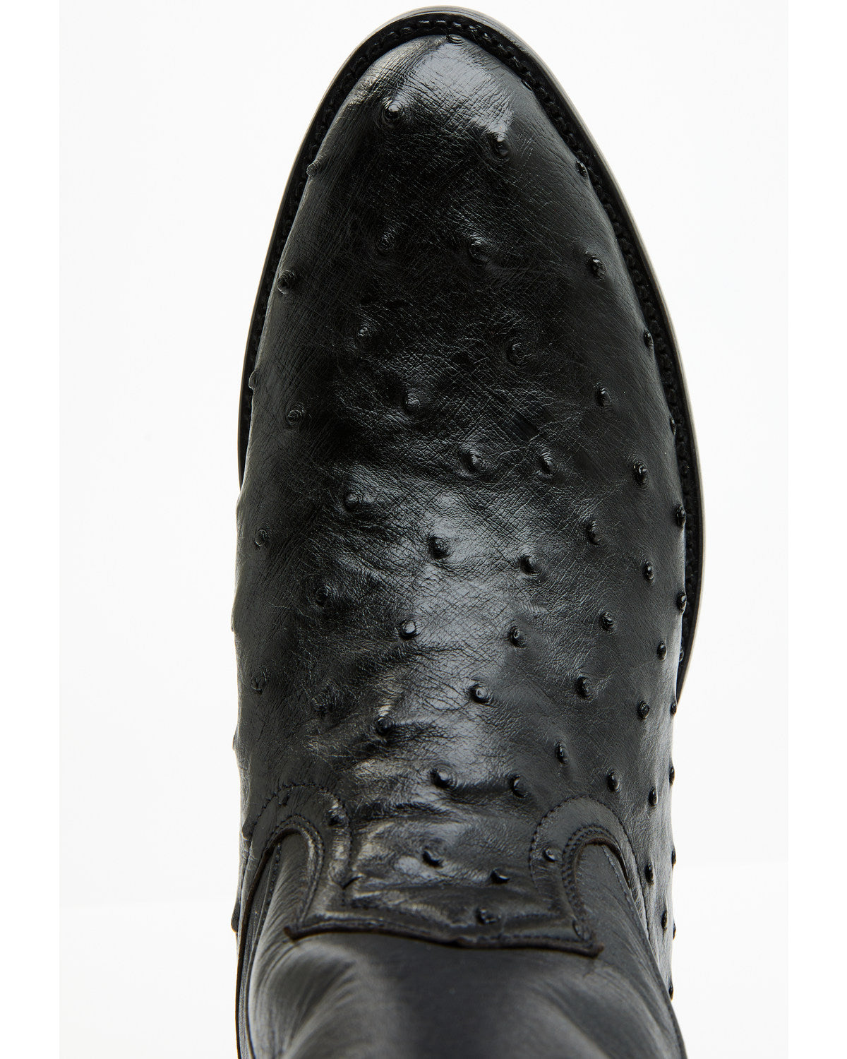 Black 1978® Men's Chapman Exotic Full-Quill Ostrich Western Black