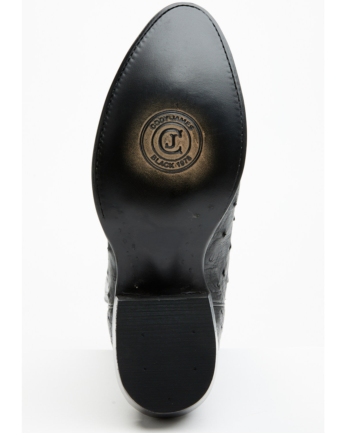 Black 1978® Men's Chapman Exotic Full-Quill Ostrich Western Black