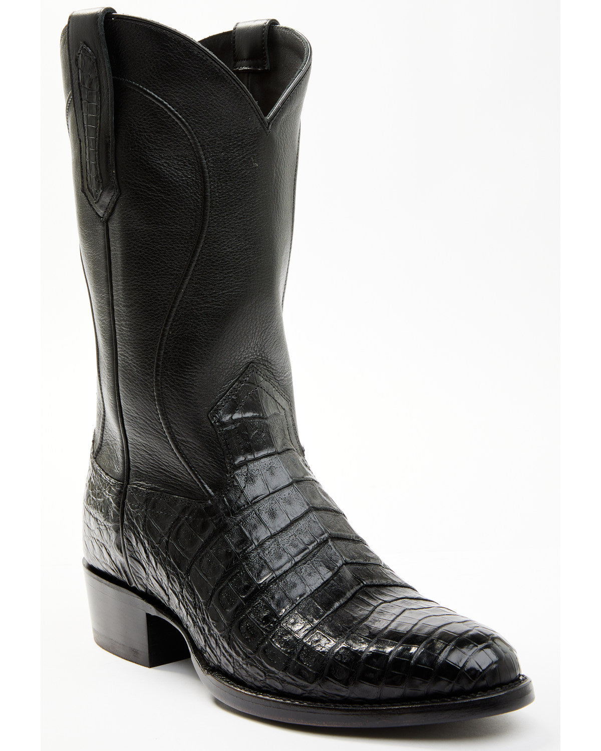 Black 1978® Men's Chapman Exotic Caiman Belly Western Boots Black