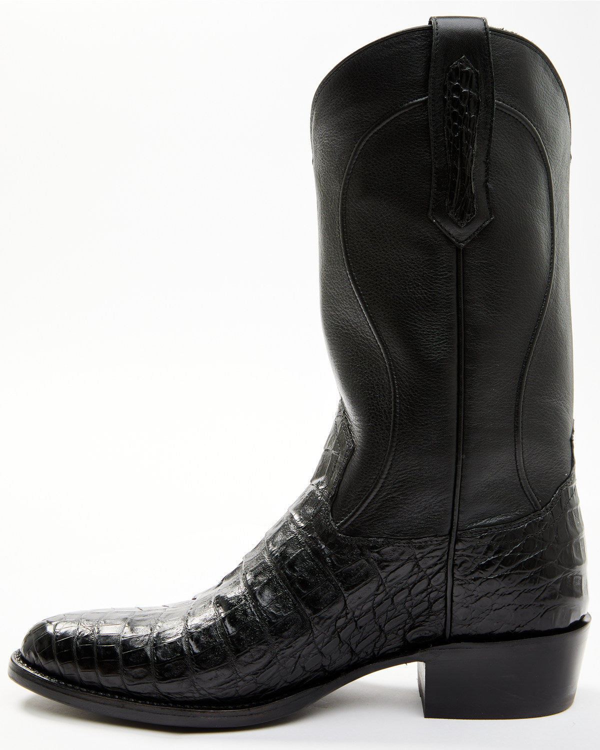 Black 1978® Men's Chapman Exotic Caiman Belly Western Boots Black