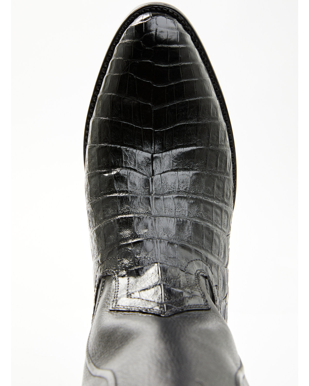 Black 1978® Men's Chapman Exotic Caiman Belly Western Boots Black