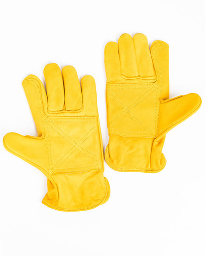Men's Lined Rancher Work Gloves Brown