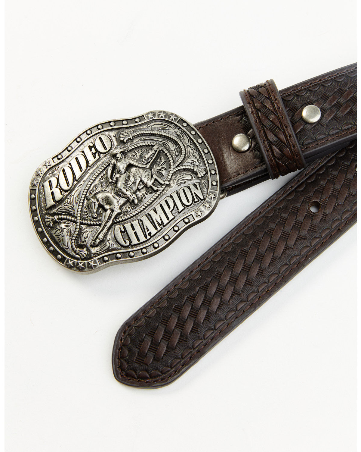 Boys' Rodeo Champion Belt Dark Brown