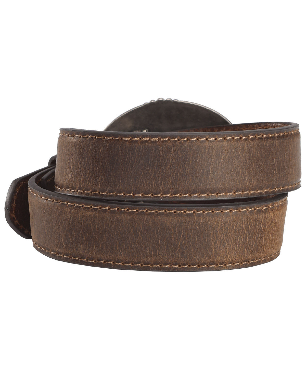 Boys' Eagle Flag Belt Brown